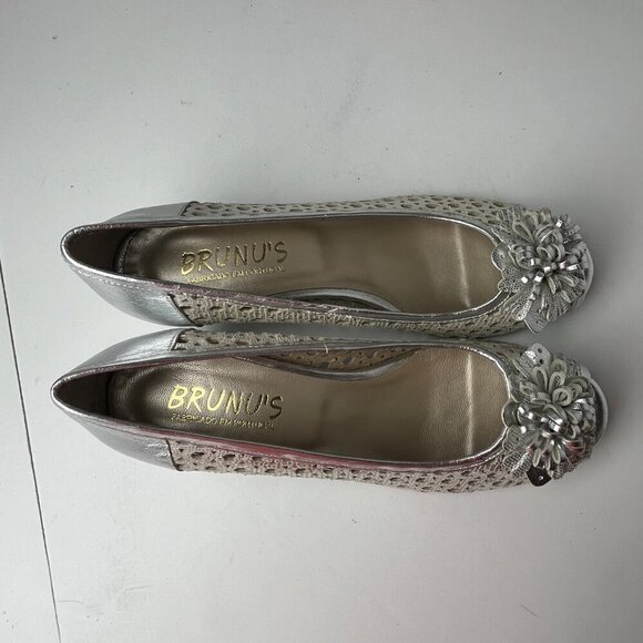 Brunu's Made in Portugal Silver Heels  Size EU40 - Picture 3 of 10